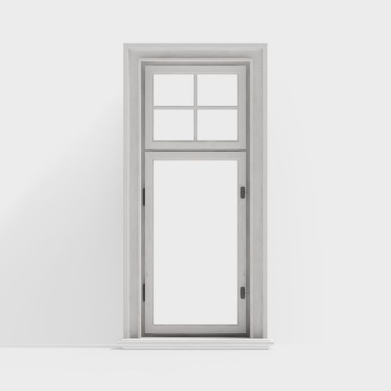 Sleek Low-Poly Door 3D model for Modern Spaces