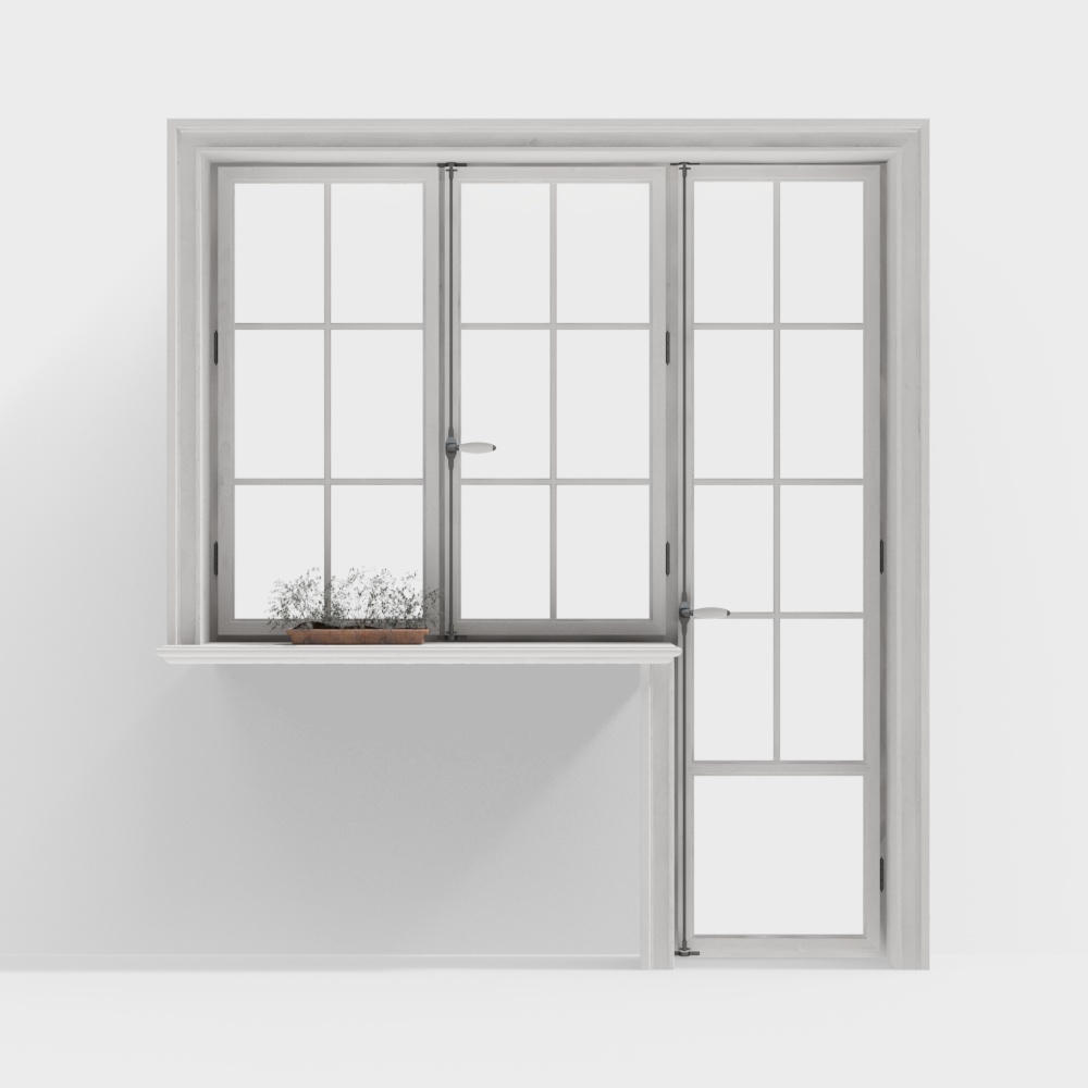 modern glass window