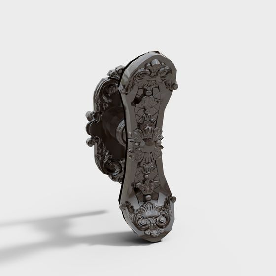 Elegant Door Handle 3D model