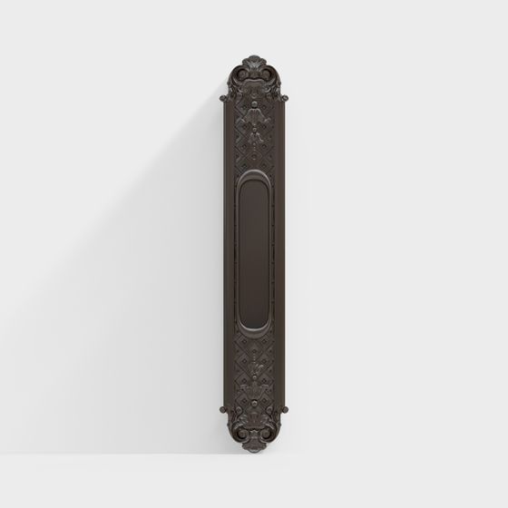 Vintage Door Handle 3D model for Creative Projects