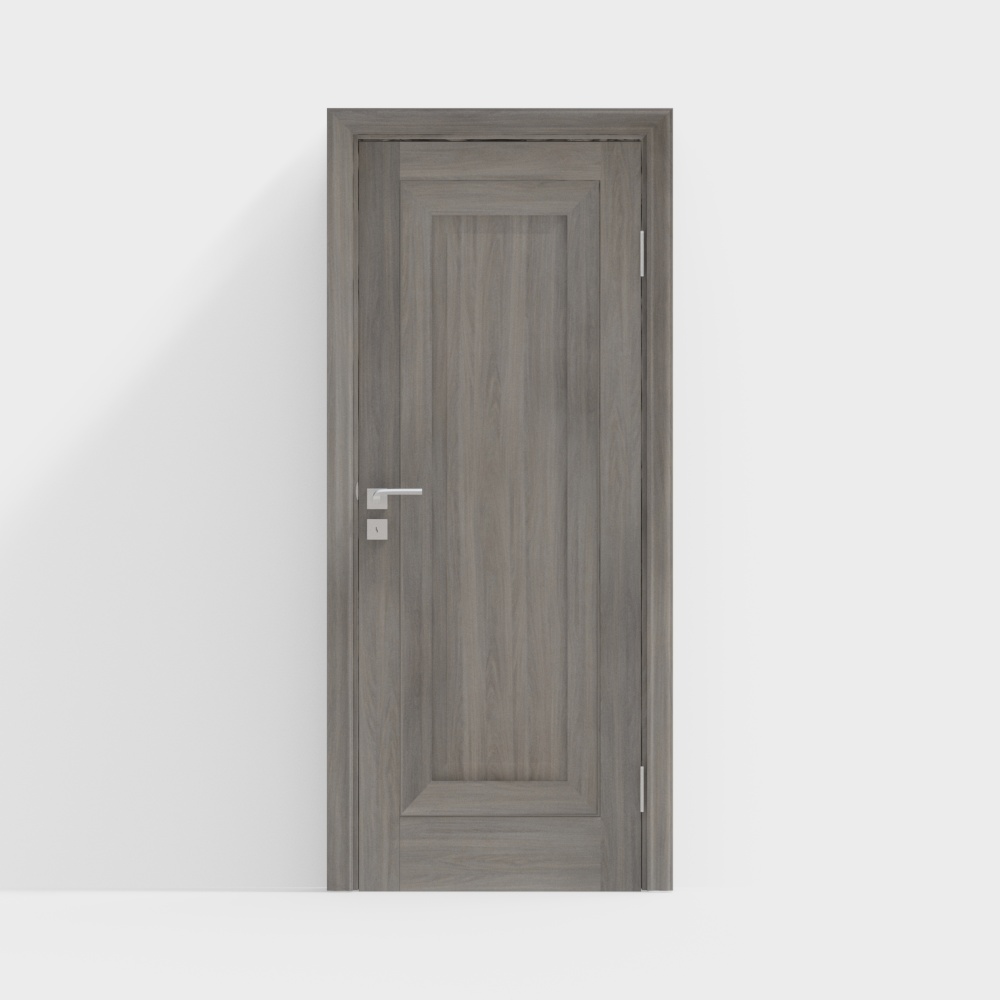 modern wooden door