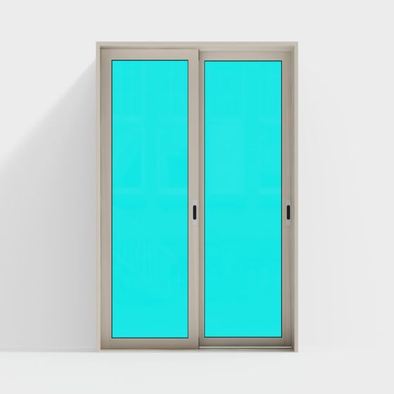 Low Poly Modern Window 3D model