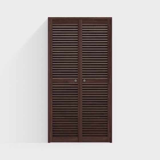 Louver Door 3D model
