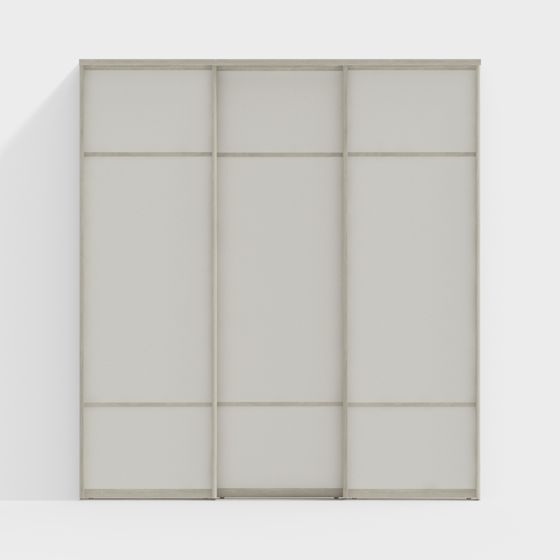 Sliding Door Panel 3D model for Modern Spaces