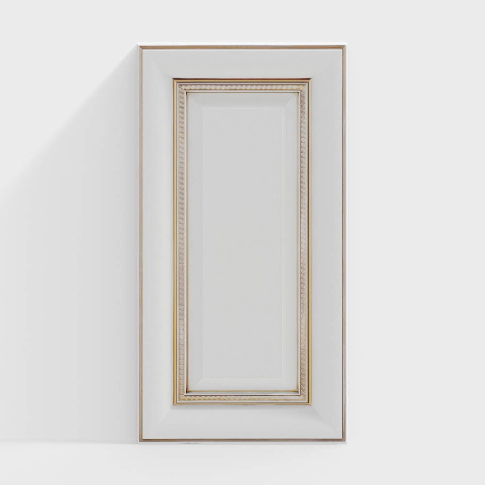 Elegant Low-Poly Frame 3D Model