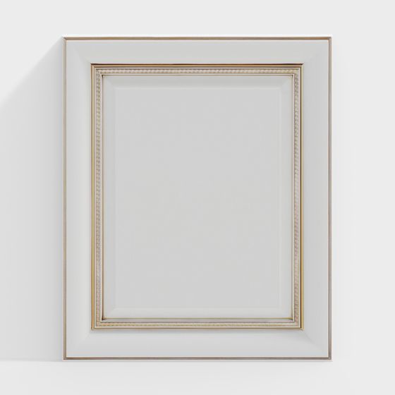 Elegant Art Gallery Frame 3D model for Creative Projects