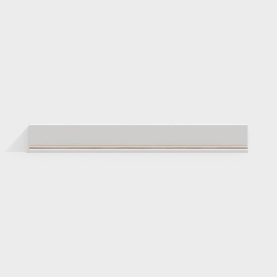 Minimalist Floating Shelf 3D model for Modern Interiors