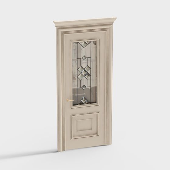 Elegant Victorian Door 3D model for Creative Projects