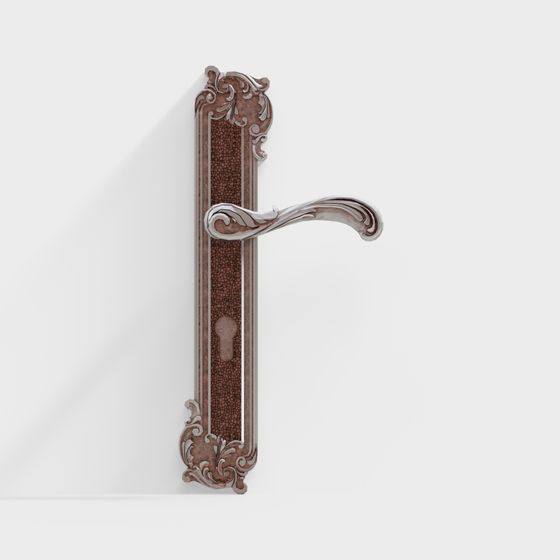 Vintage Door Handle 3D Model