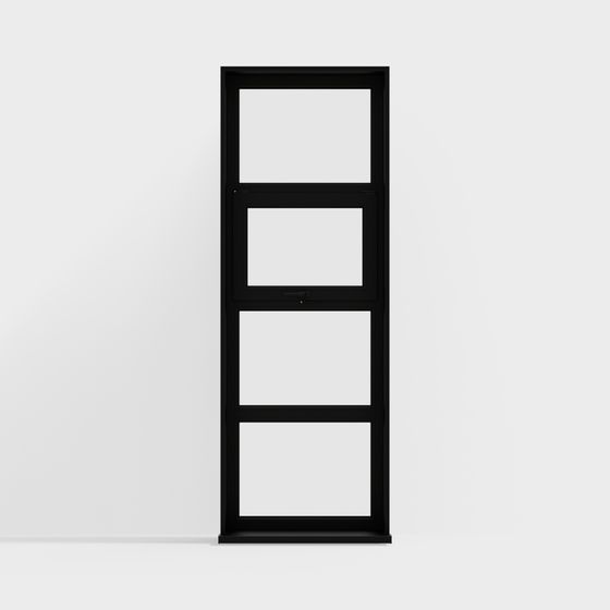 Stylish City Window 3D model for Modern Projects