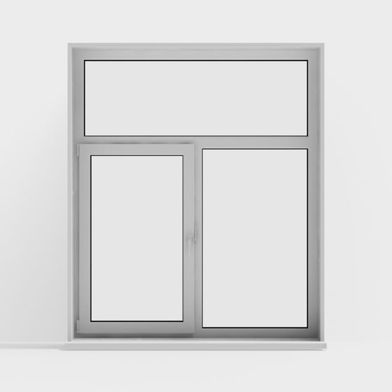 City Window 3D model - Modern Minimalist Design