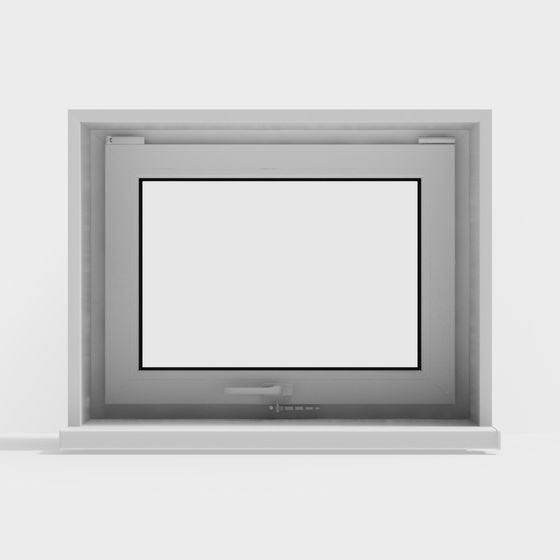 Urban Window 3D Model - Modern Minimalist Design