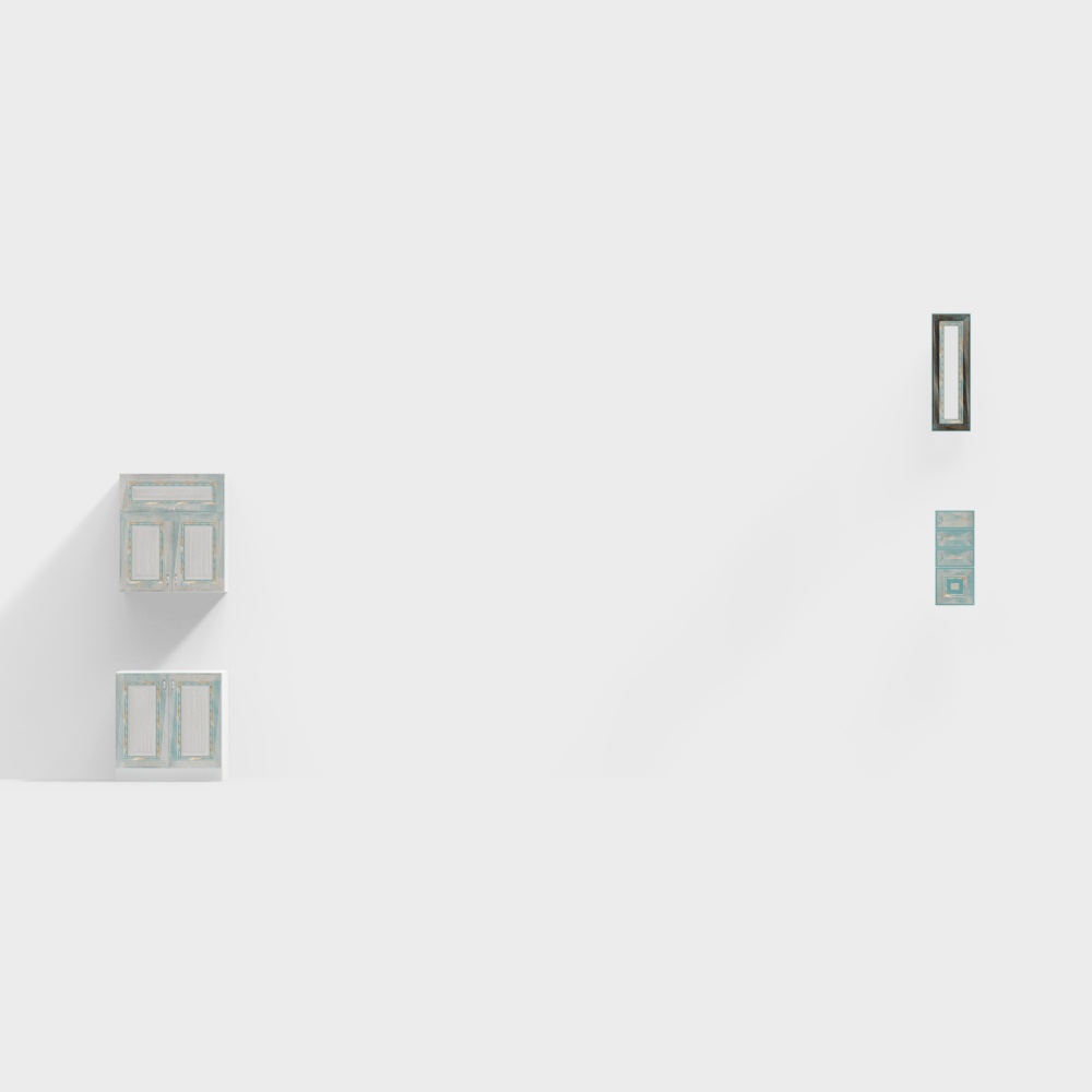 Modern bedroom cabinet cabinet combination