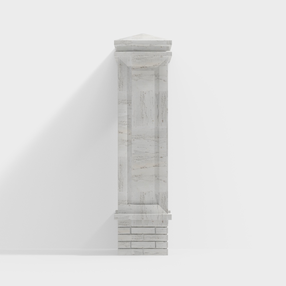 Modern wall construction decorative wall