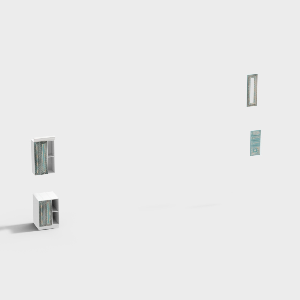 Modern bedroom cabinet cabinet combination