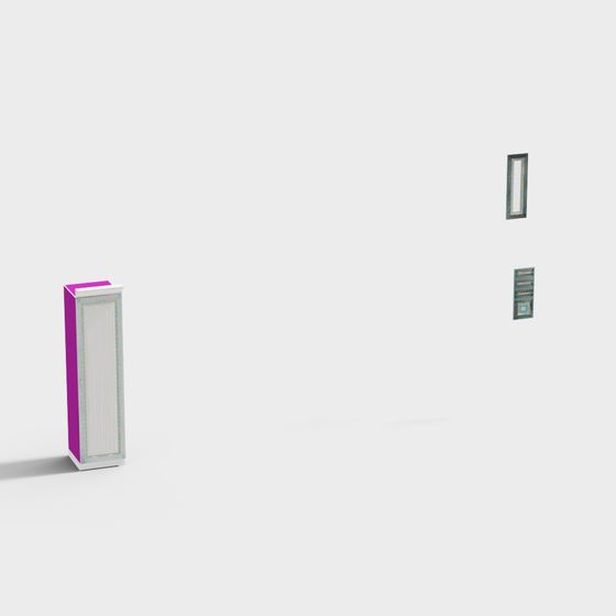 Vintage Storage Cabinet 3D model