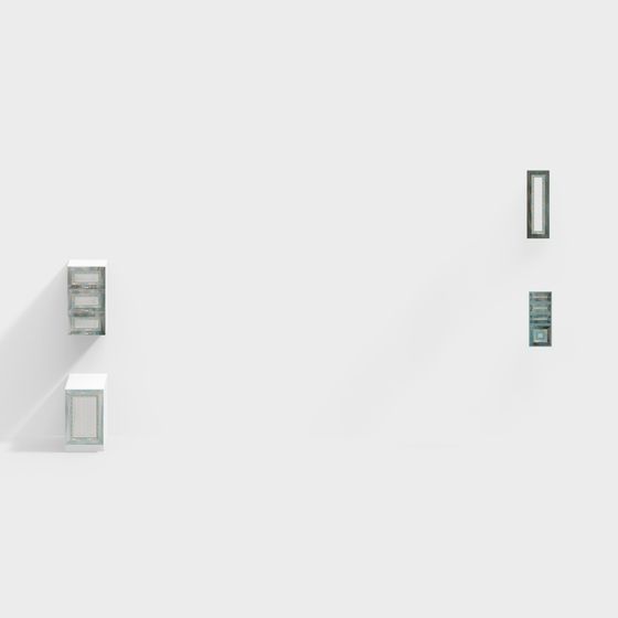 Vintage Storage Cabinet 3D model