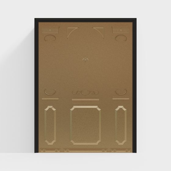 Vintage Aesthetic Door 3D model