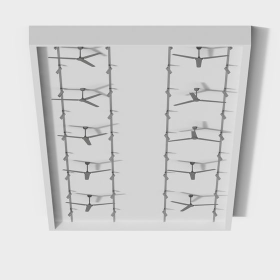 City Wings 3D model for Modern Interiors