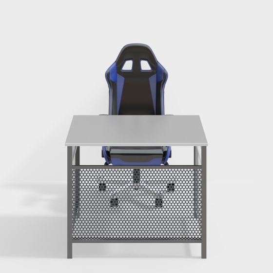 Gamer's Corner Modern Minimalist 3D model