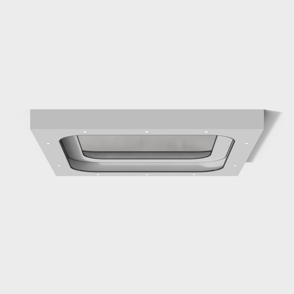 Future Window 3D model - Minimalist Tech Design