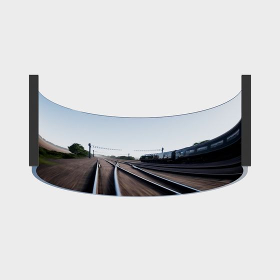 Speeding Train 3D model