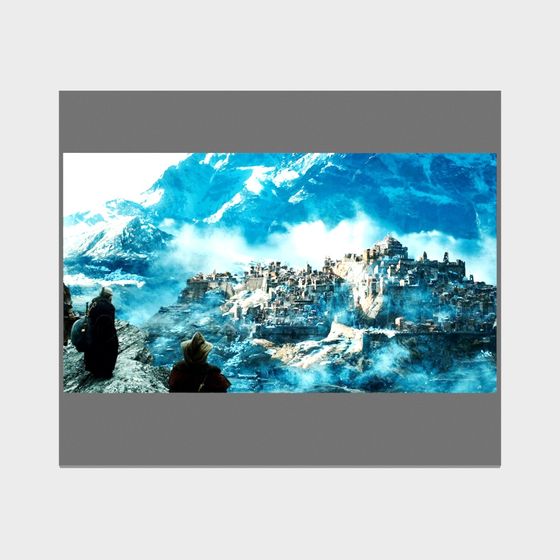 Frozen City 3D model - Enchanted Winter Landscape