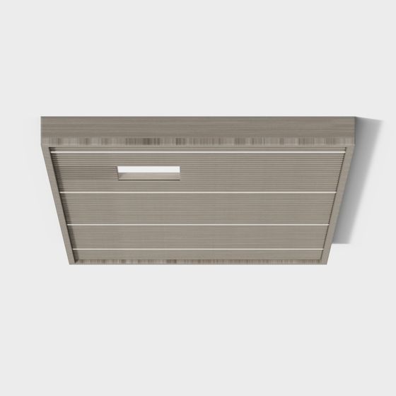 Urban Window 3D model in Modern Minimalist Aesthetics