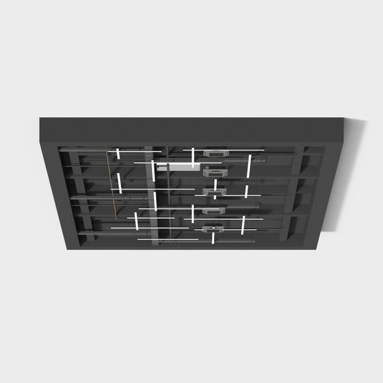 Industrial Style Ceiling 3D Model