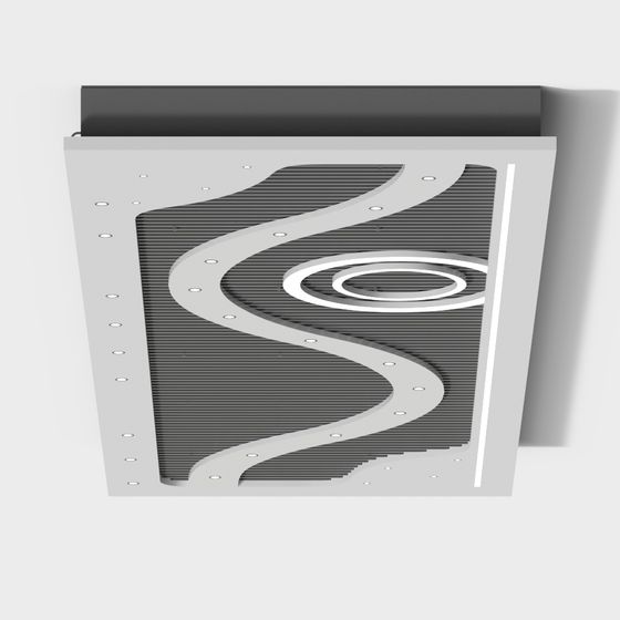 Flowing Path 3D Model - Modern Aesthetic Design