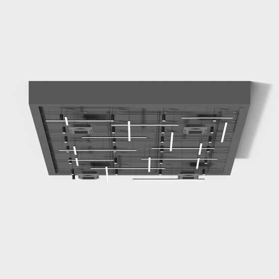 Future City Ceiling 3D model for Modern Designs