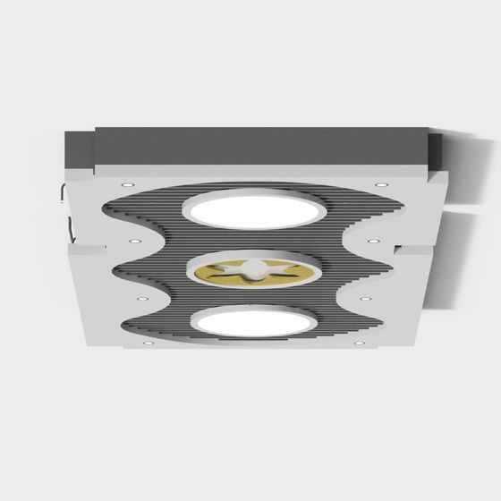 Modern Abstract Ceiling Light 3D model