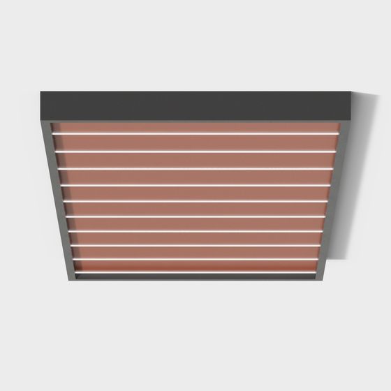 Low Poly Coral Ceiling 3D Model Design