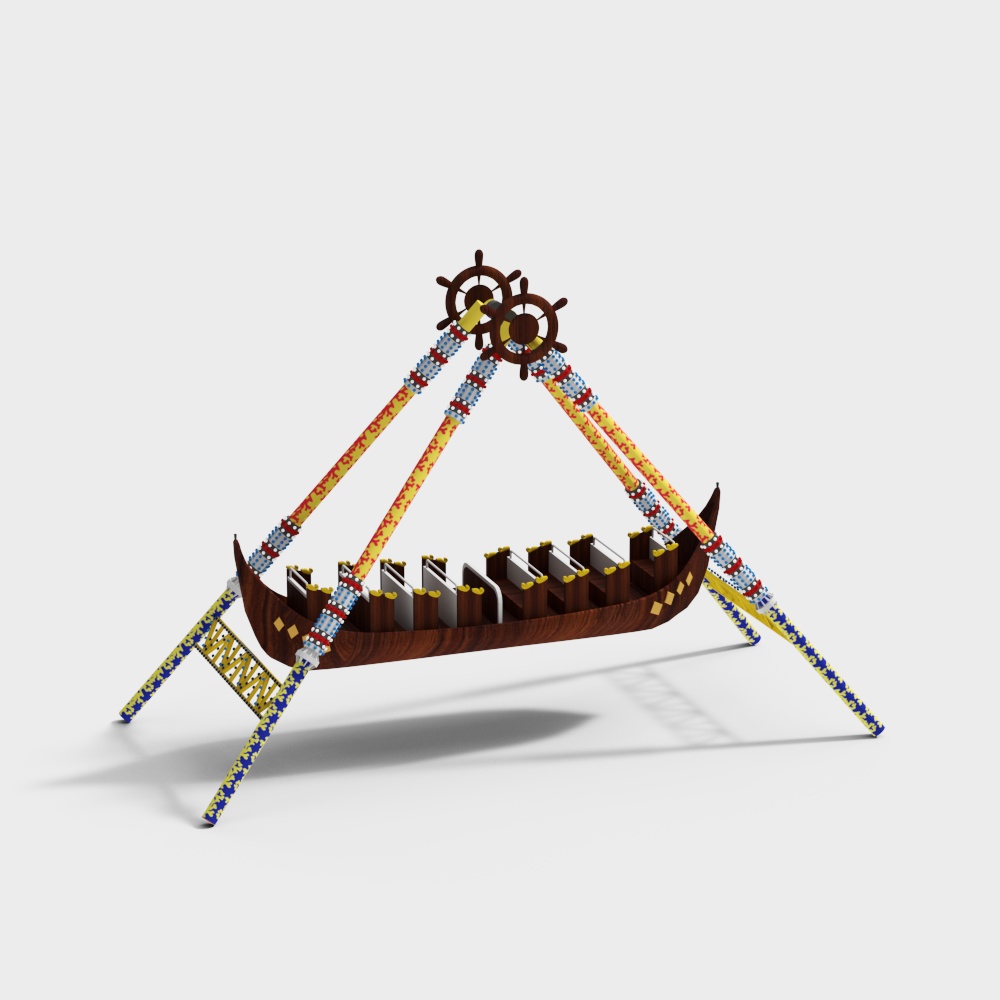 Viking Longship 3D model