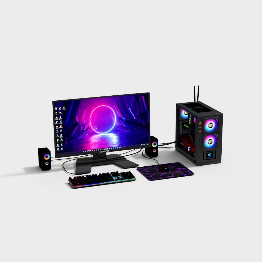 Gamer's Dream Setup 3D model