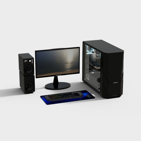 Gamer’s Dream Setup 3D model