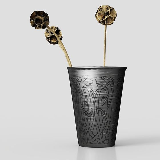 Ancient Bronze Vase 3D model