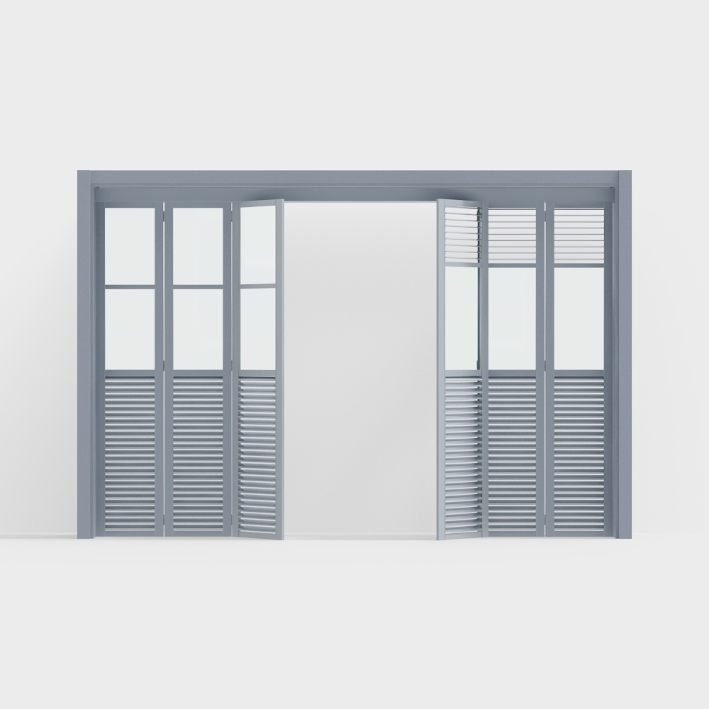 ประตูพับบานเกล็ดอเมริกัน