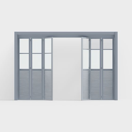 ประตูพับบานเกล็ดอเมริกัน