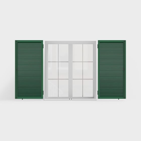 Charming Rustic Window 3D model for Creative Projects