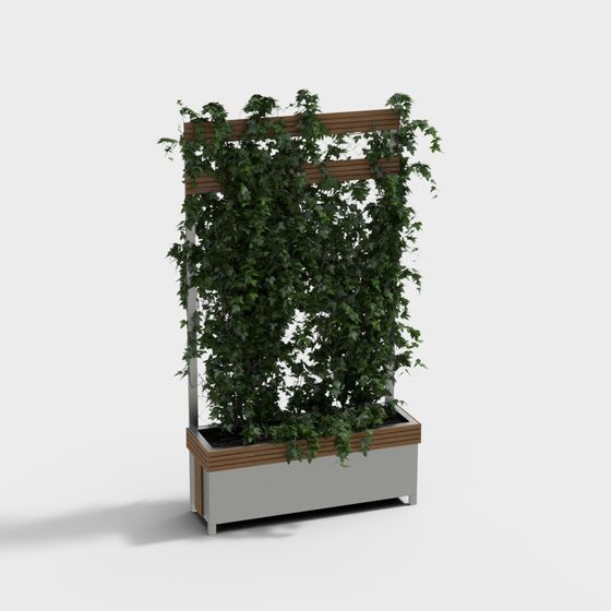 vaso ornamentale con piante verdi, fiori e foglie