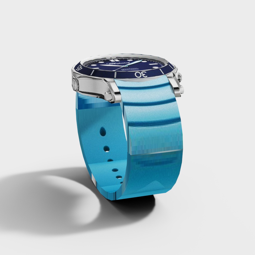 Elegant Diving Watch 3D Model for Underwater Exploration