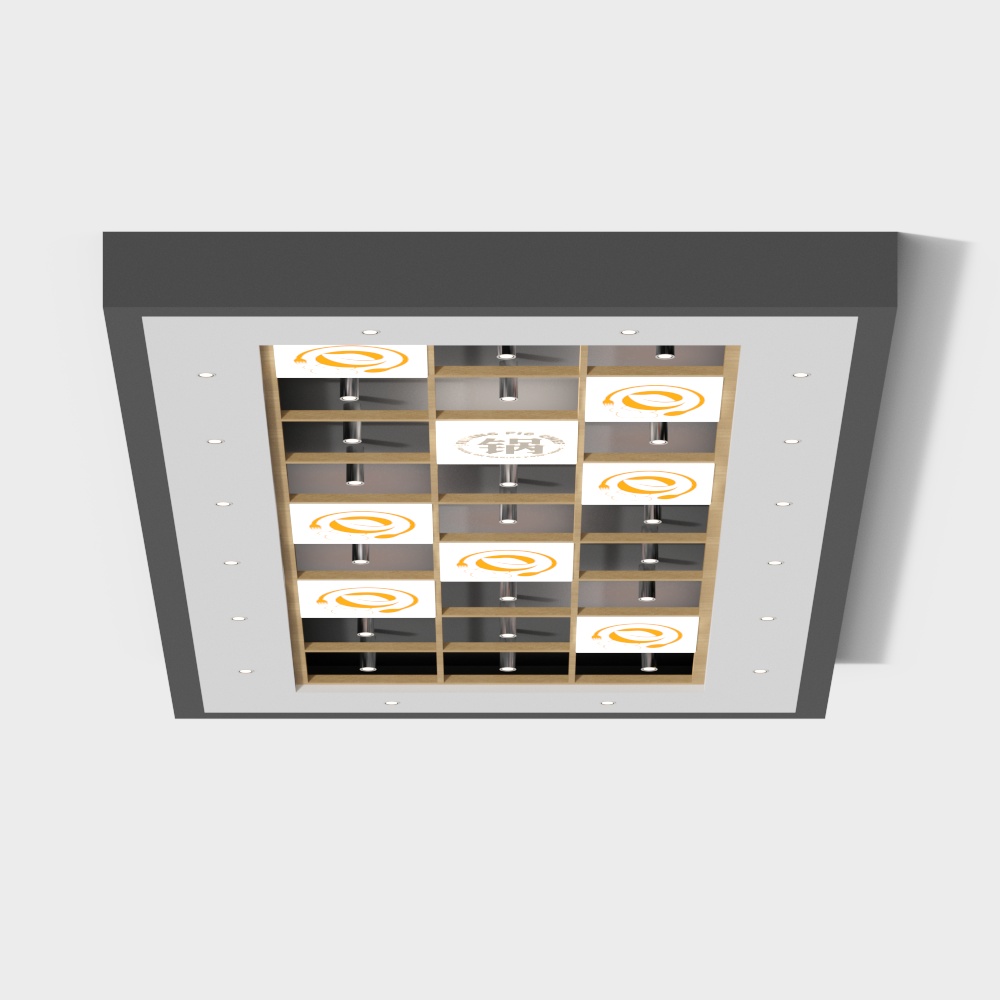 Restaurant grille ceiling