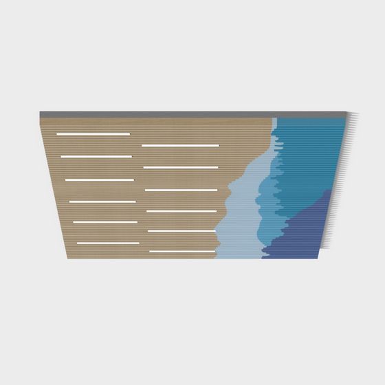 Beachside Panel 3D model