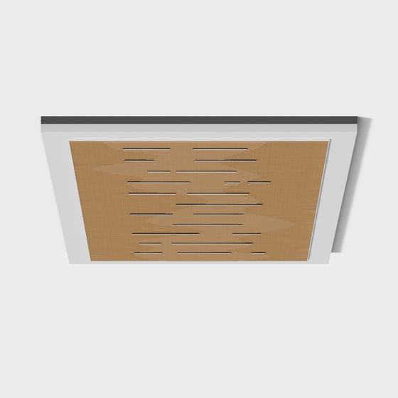 Futuristic Low-Polygon Ceiling 3D Model