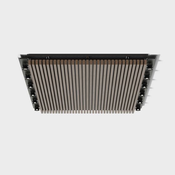 City Light Low-Poly Ceiling 3D Model