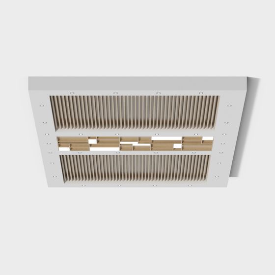 Modern Minimalist Ceiling Vent 3D model