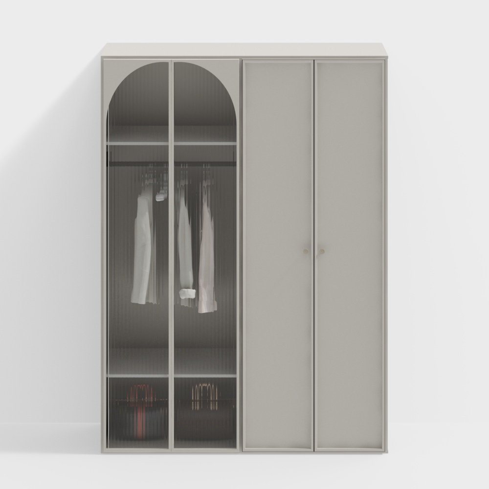 Urban Closet 3D Model – Modern Minimalist Furniture