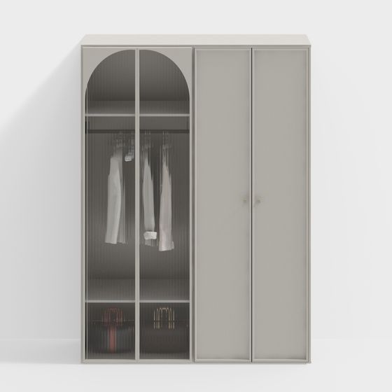 Urban Closet 3D model - Modern Minimalist Design