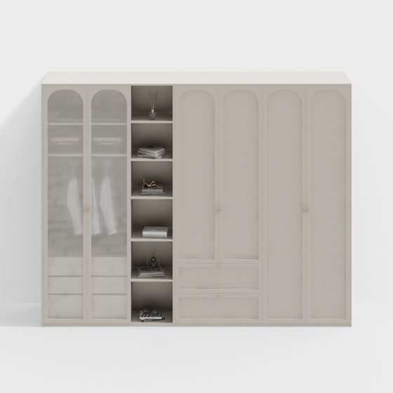 Elegant Wardrobe 3D model